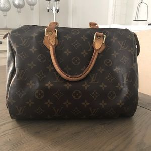 Louis Vuitton Speedy 30 Monogram Print